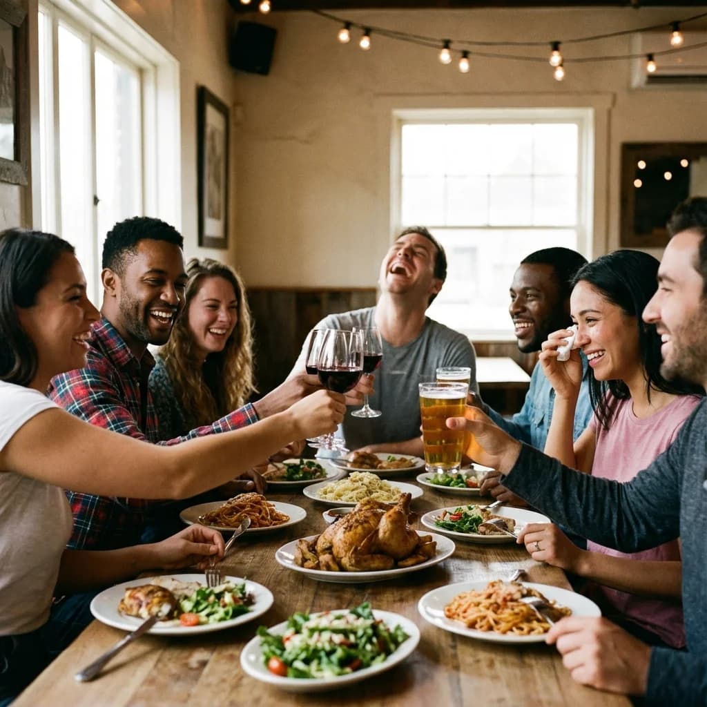 Personas disfrutando una experiencia