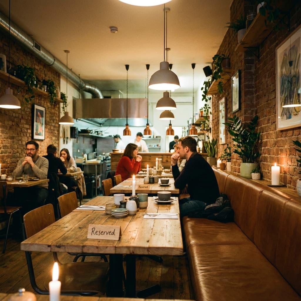 Persona encontrando el lugar perfecto