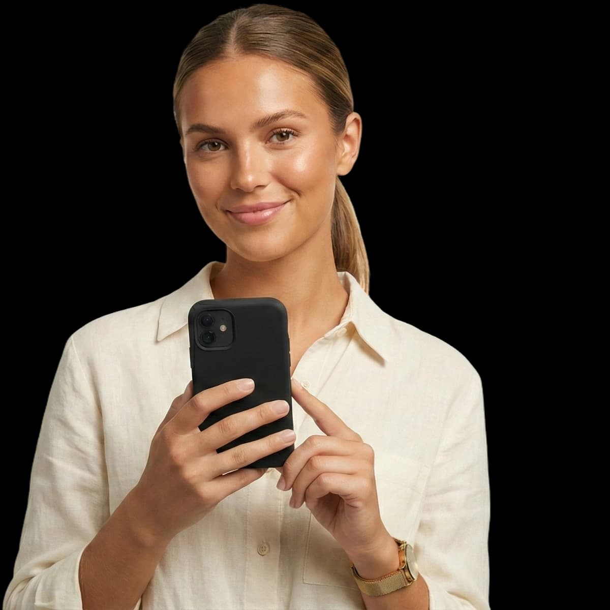 Mujer explorando en BOOKiT