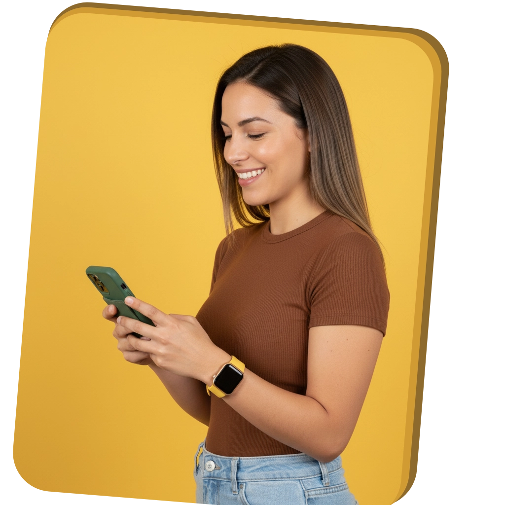 Person with cellphone